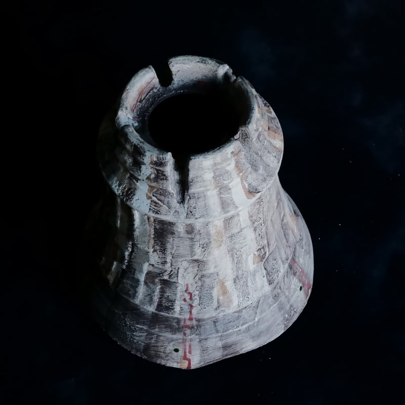 陶器鉢　沼野秀章　植木鉢　笠間焼 沼野秀章 作品【 刻ム音 】3.5号 笠間焼 植木鉢 ［ No.27］ | 陶