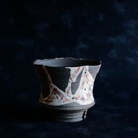 沼野秀章 根本峻吾 2個セット 根本峻吾 作品【 S.N POT type.cylinder「 雷電 / 月光」5号