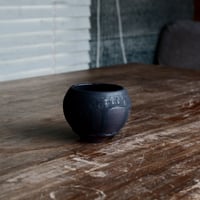 磯部祐介 作品【  円 - en -  "闇堕ち"  2.5号 】笠間焼 植木鉢 ［No.3］
