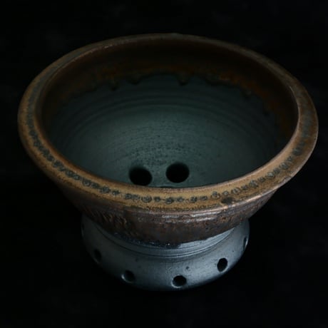 磯部祐介 作品【  盆 - bon -  "金剛" 5号 】笠間焼 植木鉢［No.110］