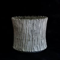 《size L》根本峻吾 作品【  S.N POT type.slim「 月光ノ爪牙」5号 】笠間焼 植木鉢 [No.157]