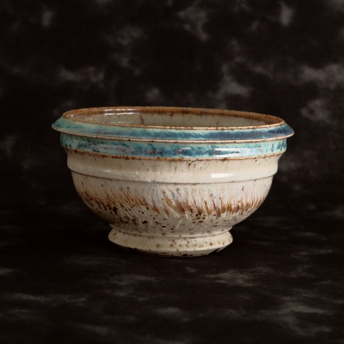 磯部祐介 作品 【 円彩 】 4.5号 笠間焼 植木鉢 ［ No.15 ］ | 陶賊 -TO