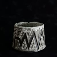 《size M》根本峻吾 作品【  S.N POT type.cylinder「 月光ノ迅雷 」4号 】笠間焼 植木鉢 [No.109]