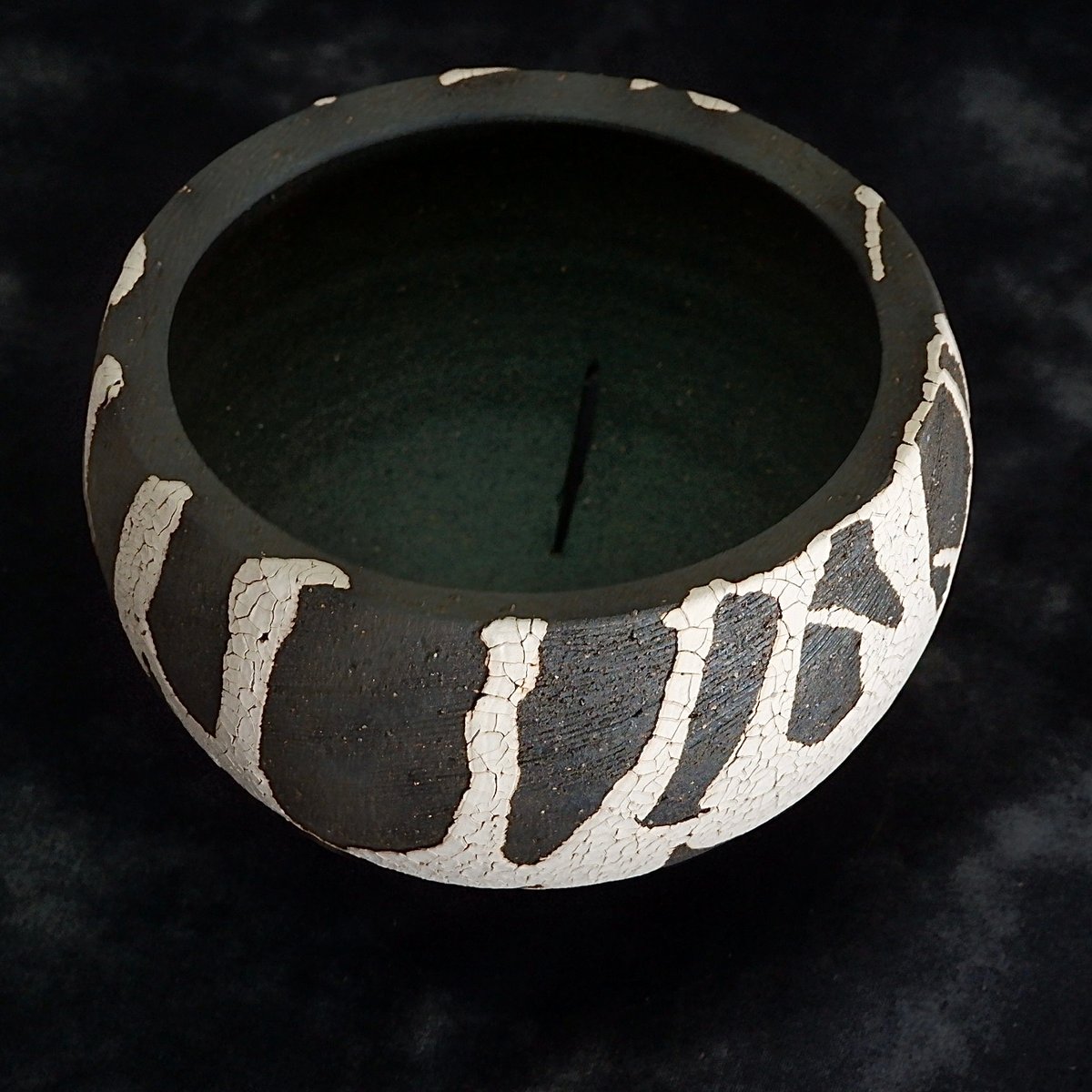 陶器鉢　沼野秀章　植木鉢　笠間焼 沼野秀章 作品 【 刻ム音 】 3号 笠間焼 植木鉢 ［ No.86］ | 陶