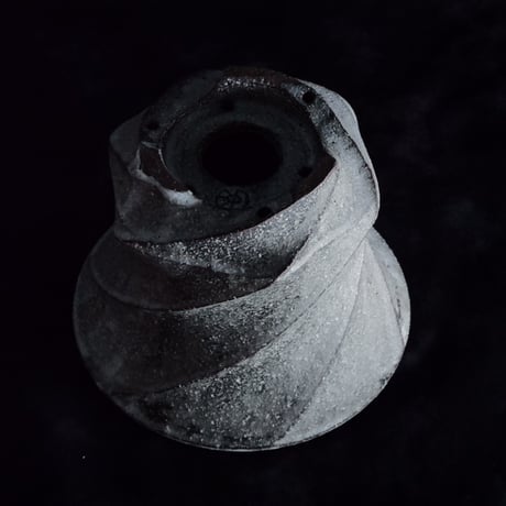 《Restock》沖誠 作品【 Spiral  - 炭化 - / deep / 3号 】植木鉢