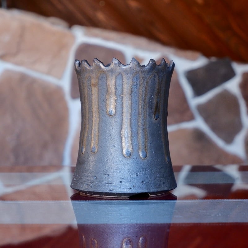 根本峻吾 作品【 S.N.Pot ''Tall'' - crown - 3号 】笠間焼 根本峻吾 作品【 S.N.Pot ''Tall'' - crown - 3号 】笠間焼
