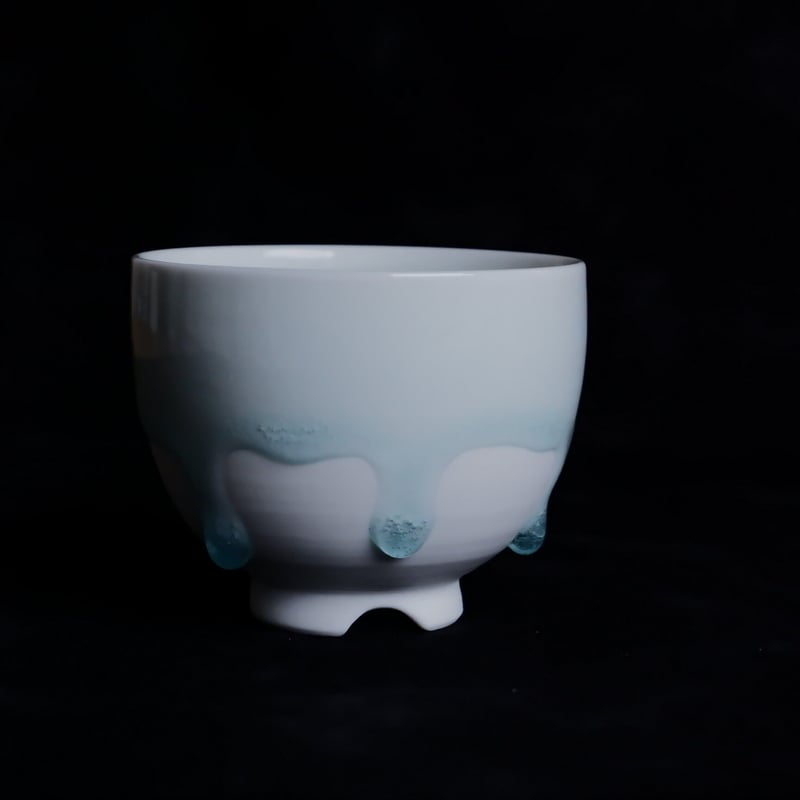 小林哲也 作品【 雫 】- bowl type - Sサイズ φ8cm 笠間焼 植木鉢