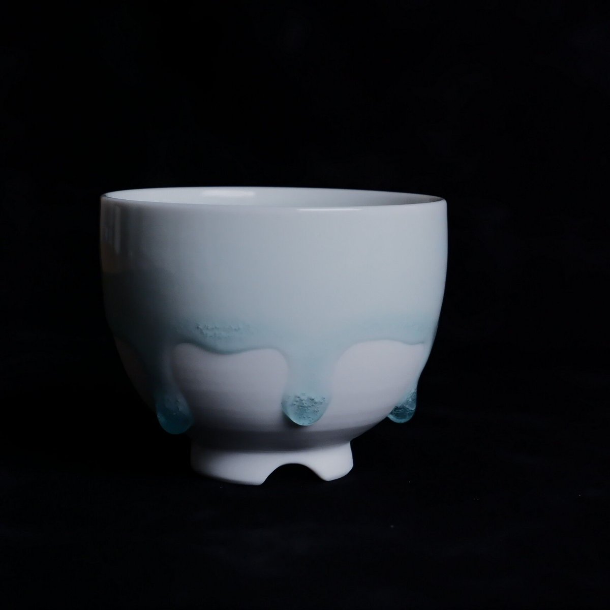 小林哲也 作品【 雫 】- bowl type - Sサイズ φ8cm 笠間焼 植木鉢
