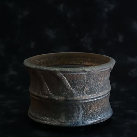 磯部祐介 作品【  瓦 - kawara -  "金剛" 4.5号 】笠間焼 植木鉢［No.109］