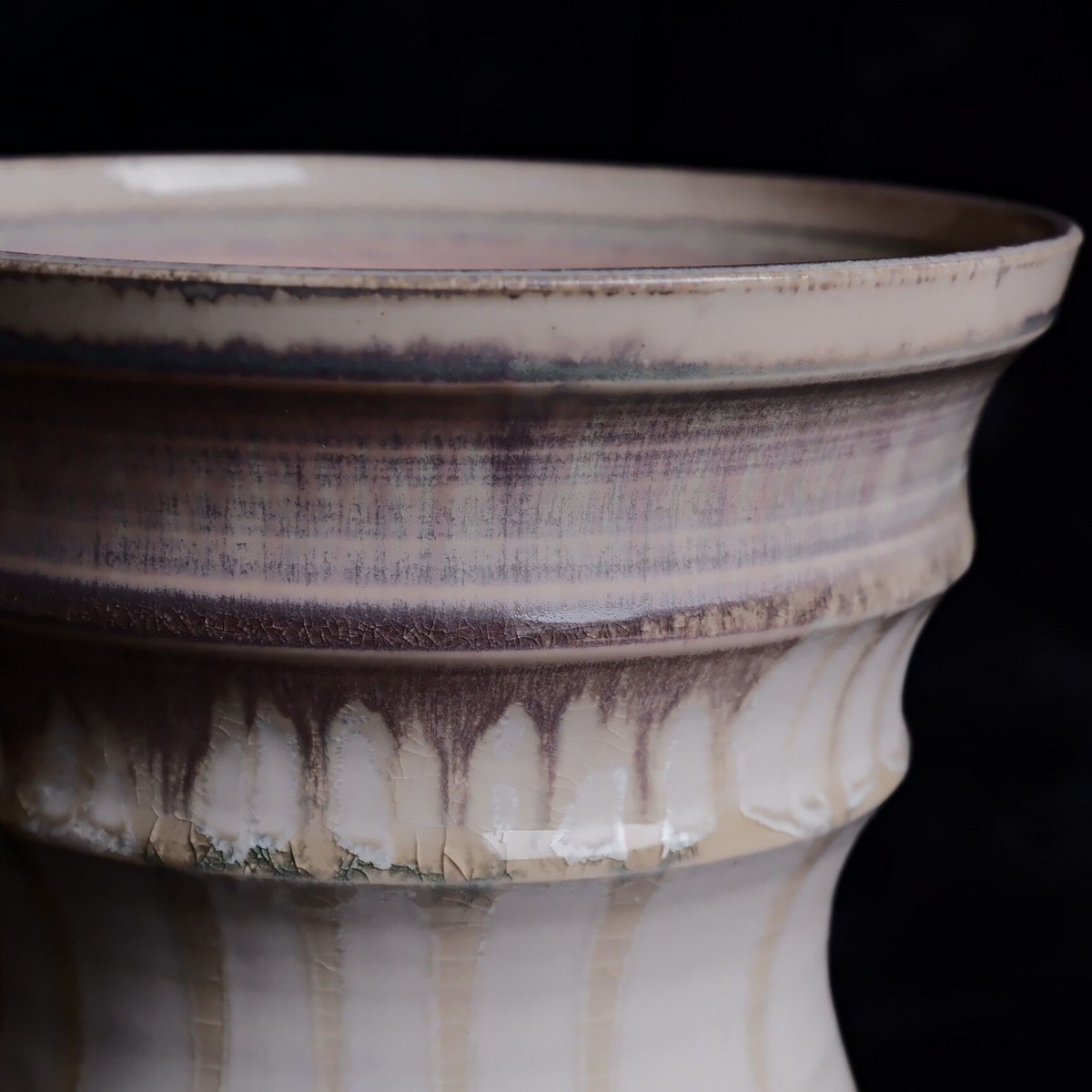 大鉢］杉山悠 作品 XL 6号 笠間焼 植木鉢 | 陶賊 -TOUZOKU- bonsai