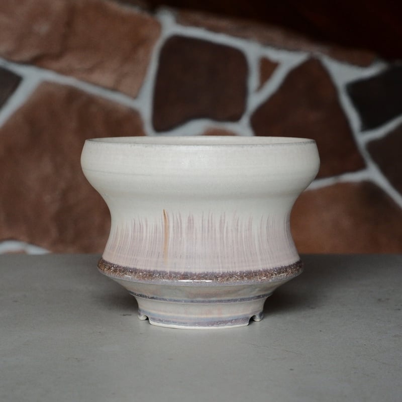 杉山悠 作品 植木鉢 L 笠間焼［ No.20 ］ | 陶賊 -TOUZOKU- bonsa