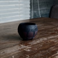 磯部祐介 作品【  円 - en -  "闇堕ち"  2.5号 】笠間焼 植木鉢 ［No.1］