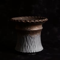 磯部祐介 作品【  鶏冠 - tosaka -  "金剛 長鉢 ver. " 4.5号 】笠間焼 植木鉢［No.10］