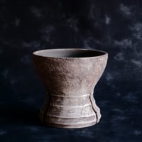 大鉢》沼野秀章 作品【 刻ム音 】6号 笠間焼 植木鉢 ［ No.65］ | 陶賊