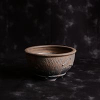 磯部祐介 作品【  円 - en -  "金剛 飛び鉋 浅鉢ver. " 4号 】笠間焼 植木鉢［No.4］