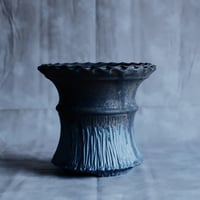 磯部祐介 作品【  鶏冠 - tosaka -  " 金剛 " 4.5号 】L 笠間焼 植木鉢［No.5］