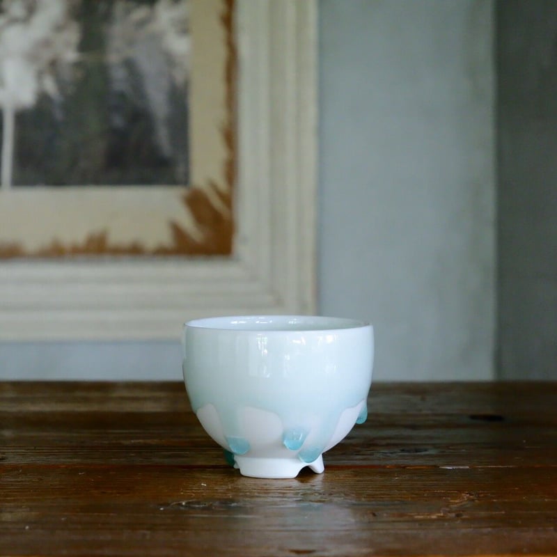 小林哲也 作品【 雫 】ver.1 - round bowl - Sサイズ 笠間焼