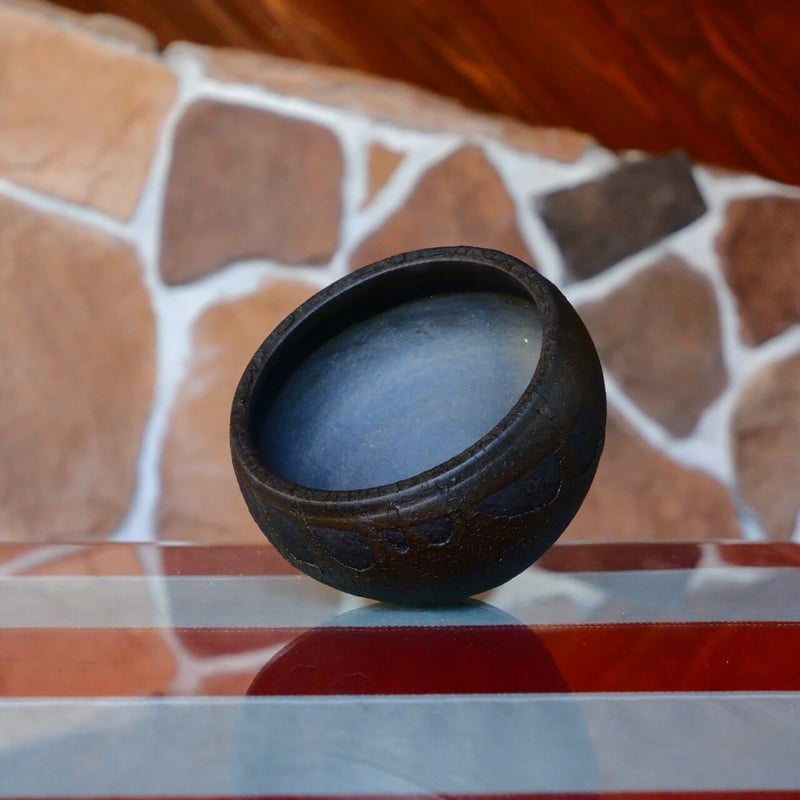 ◼️備前焼 筆洗い◼️珍品 狸 沼野秀章 作品【 japan wrap - 陶胎漆器 - 】3.5号 笠間焼