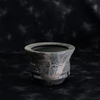 沼野秀章 作品 【 black wrap 】 2.5号 笠間焼 植木鉢 ［ No.90］
