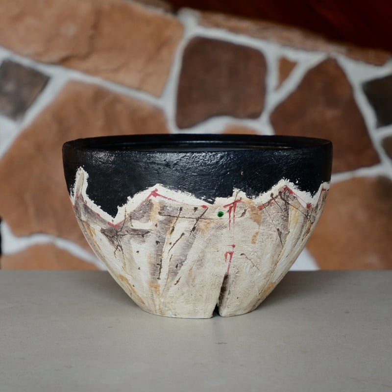 陶器鉢 沼野秀章 植木鉢 笠間焼 【公式通販】