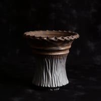 磯部祐介 作品【  鶏冠 - tosaka -  "金剛 長鉢 ver. " 4号 】笠間焼 植木鉢［No.6］