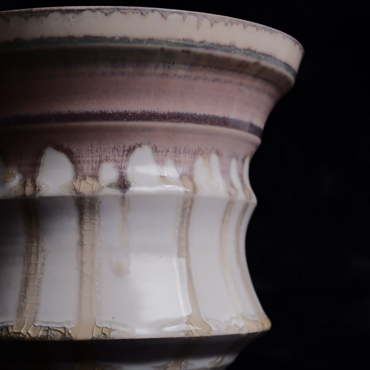 大鉢］杉山悠 作品 L 5号 笠間焼 植木鉢 | 陶賊 -TOUZOKU- bonsai &