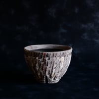 沼野秀章 作品【 刻ム音 】3.5号 笠間焼 植木鉢 ［ No.25］ | 陶賊