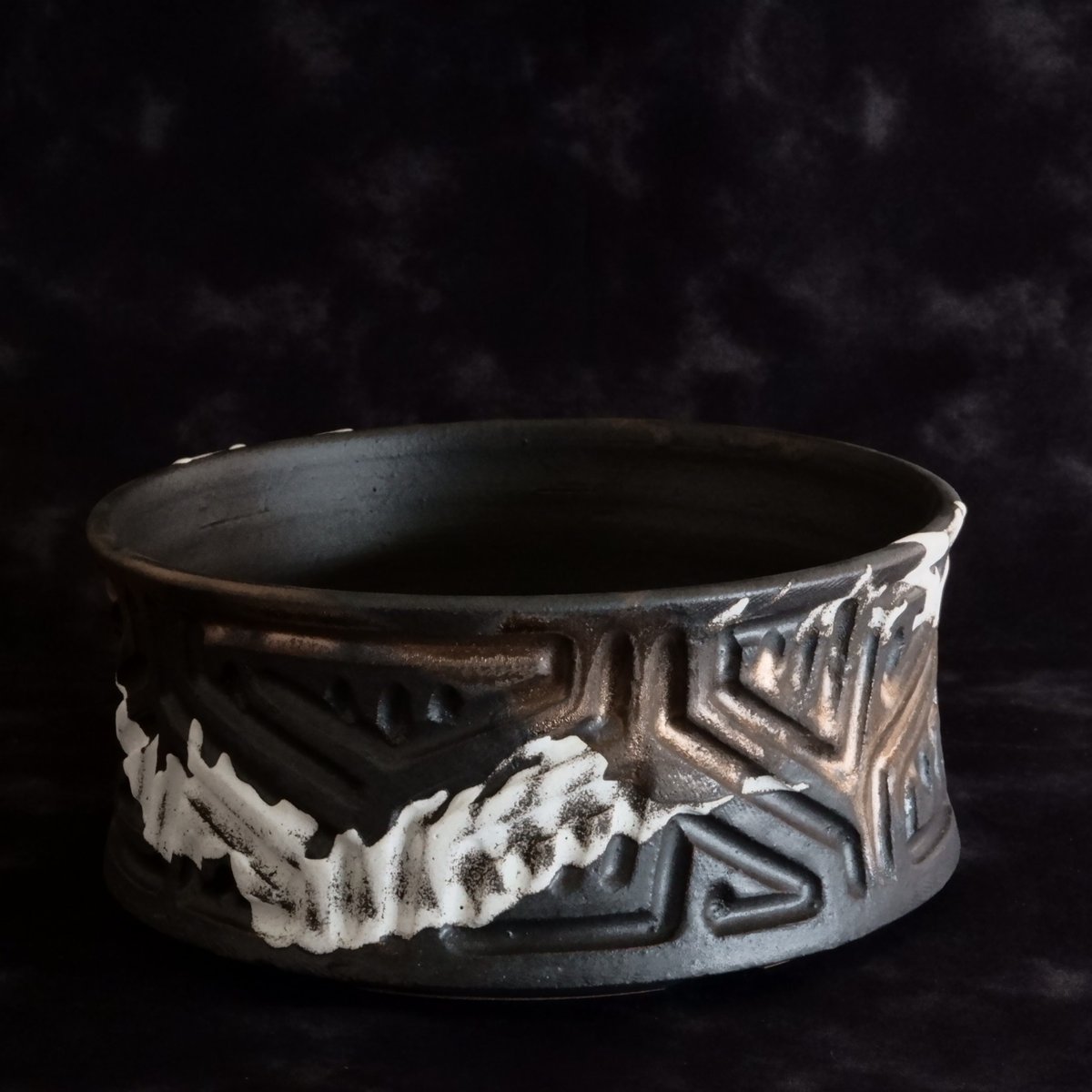 再入荷《XL》根本峻吾 作品【 S.N POT type.low「鐵 -堕天黒