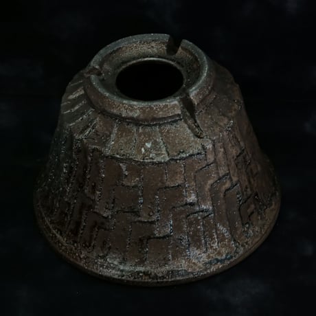 沼野秀章 作品【 Black Wrap 】4号 笠間焼 植木鉢 ［ No.71］