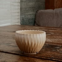 中野明彦 作品【 KIRIKO / 3.5号 】笠間焼 植木鉢 [No.20]