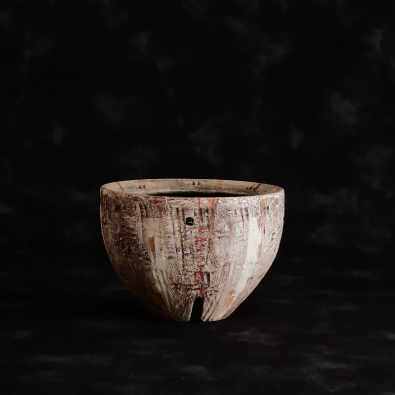 沼野秀章 作品3号 笠間焼 植木鉢 【公式通販】