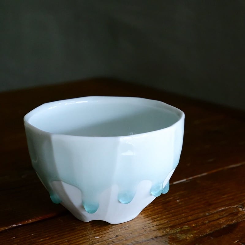 小林哲也 作品【 雫 】ver.3 - cut bowl - Mサイズ 笠間焼 植木鉢