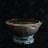 磯部祐介 作品 【 円彩 】 4.5号 笠間焼 植木鉢 ［ No.15 ］ | 陶賊 -TO