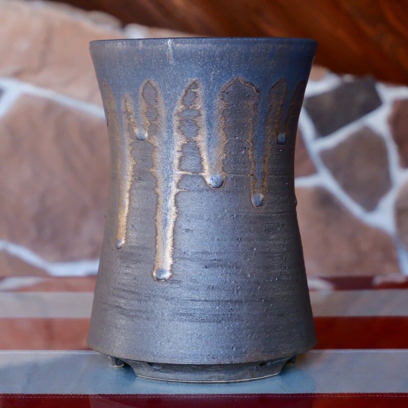 根本峻吾 作品【 S.N.Pot ''Tall'' - horizon - 5号 】笠間焼 植