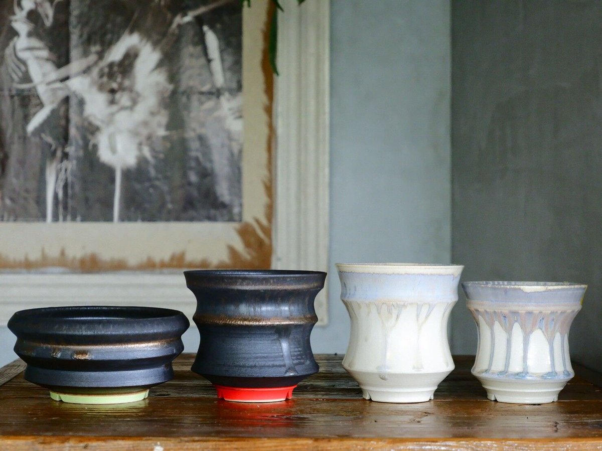 杉山悠 作品 植木鉢 φ10.0cm 笠間焼［ No.09 ］ | 陶賊 -TOUZOKU-