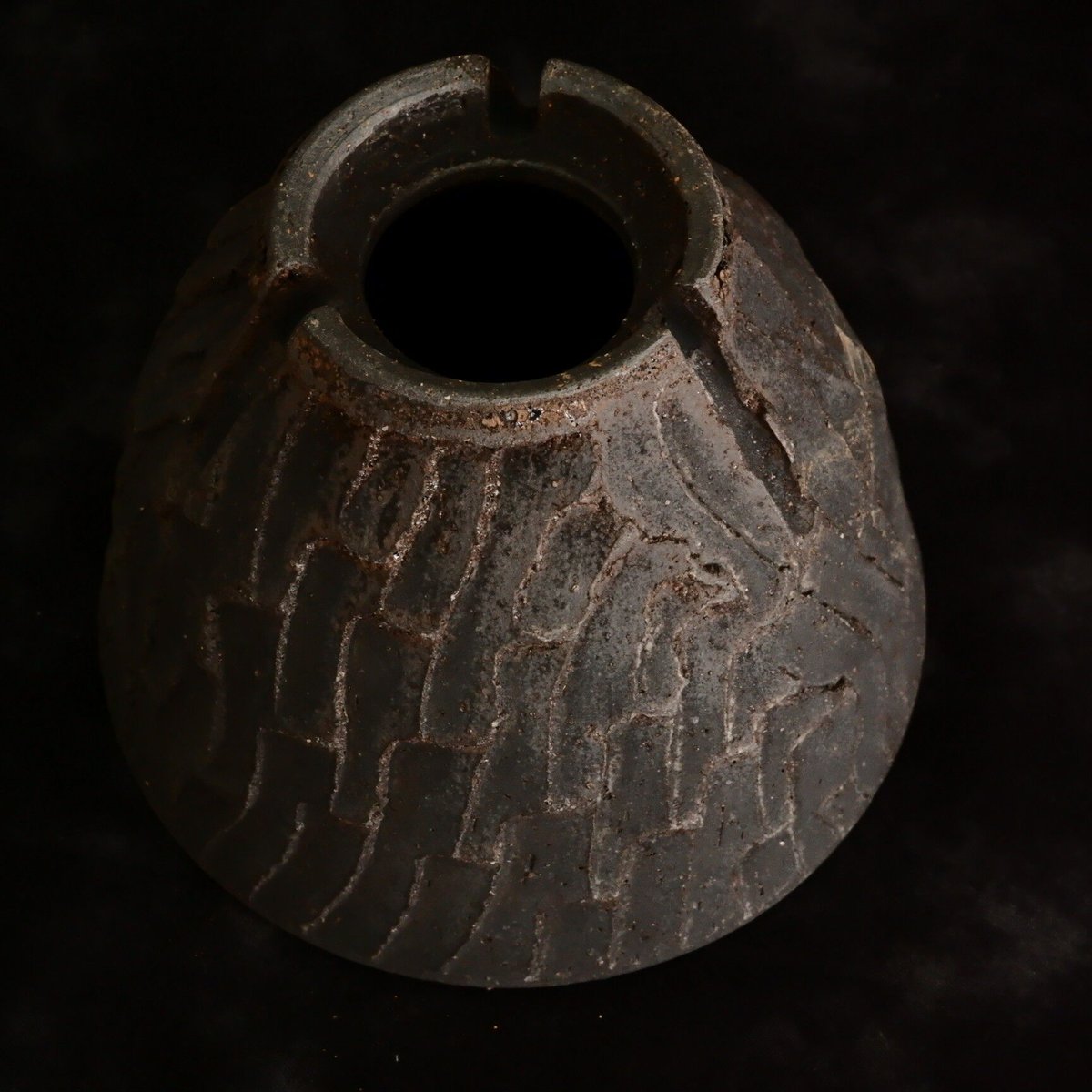 沼野 秀章 \"Black Wrap\"　笠間焼 陶器鉢 fit=scale-down,w=1200