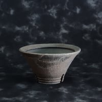 沼野秀章 作品 【 刻ム音 】 3号 笠間焼 植木鉢 ［ No.86］ | 陶賊