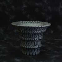 沖誠 作品【 Bark / シリンダー / 4号 】笠間焼 植木鉢 [No.13]