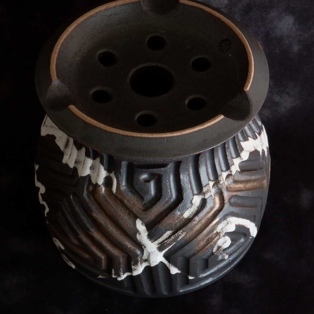 Restock》根本峻吾 作品【 S.N POT type.round「鐵 -堕天- 」5号