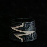 《size M》根本峻吾 作品【  S.N POT type.cylinder「 雷電 - raiden - 」4号 】笠間焼 植木鉢 [No.147]