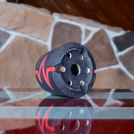 根本峻吾 作品【 S.N.Pot '' volcano ver. 2.0 " RED 3号 】笠間焼 植木鉢