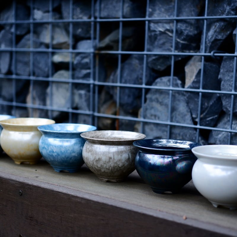 坂本新 作品【 LUSTER OVERGLAZE - 黒虹彩 - black opal