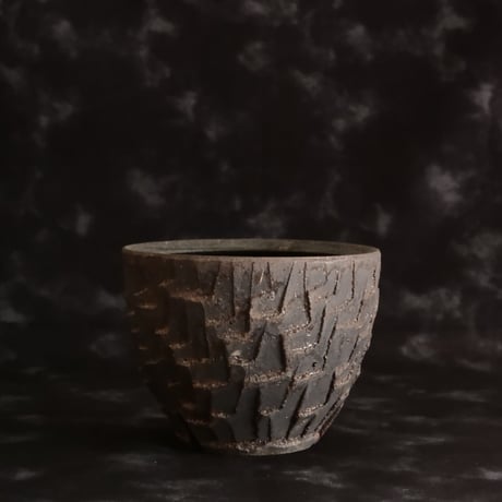 陶器鉢　沼野秀章　植木鉢　笠間焼 hideakinemoto | STORES