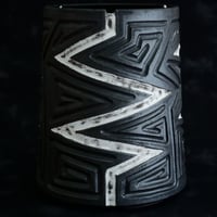 《size L》根本峻吾 作品【  S.N POT type.tall「 雷電 - raiden - 」5号 】笠間焼 植木鉢 [No.100]