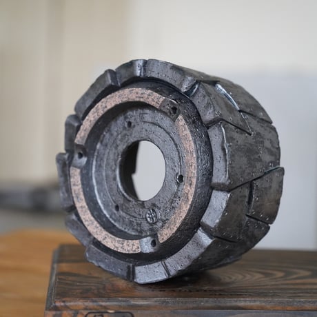 沖誠 作品【 Rivet / 円筒 shallow  / 4号 φ12 / Type.A 】笠間焼 植木鉢