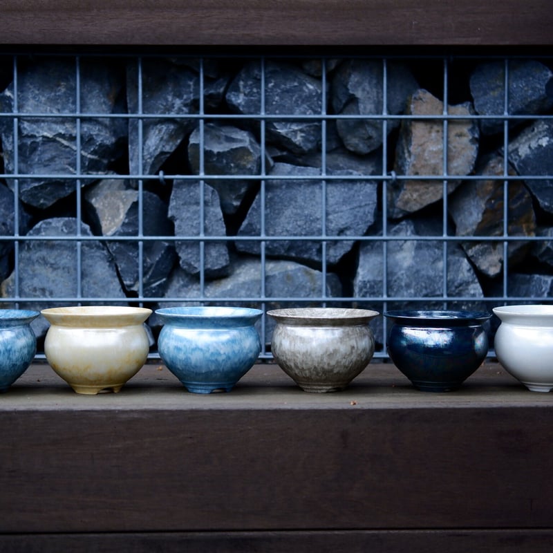 坂本新 作品【 LUSTER OVERGLAZE - 白虹彩 - white pearl