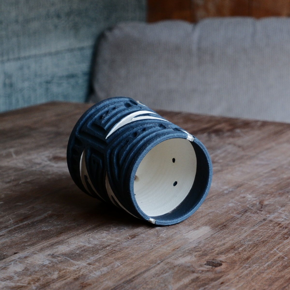 size S》根本峻吾 作品【 S.N.POT type. tall 「 雷電 」3号 】笠