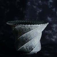 《Restock》沖誠 作品【 Spiral  - 炭化 - / deep / 5号 】植木鉢