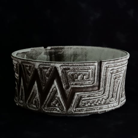 骨董　古玩　古犬山　深鉢 骨董品 特大鉢 時代青銘(明治～大正) 古伊万里 27 8cm×高さ11