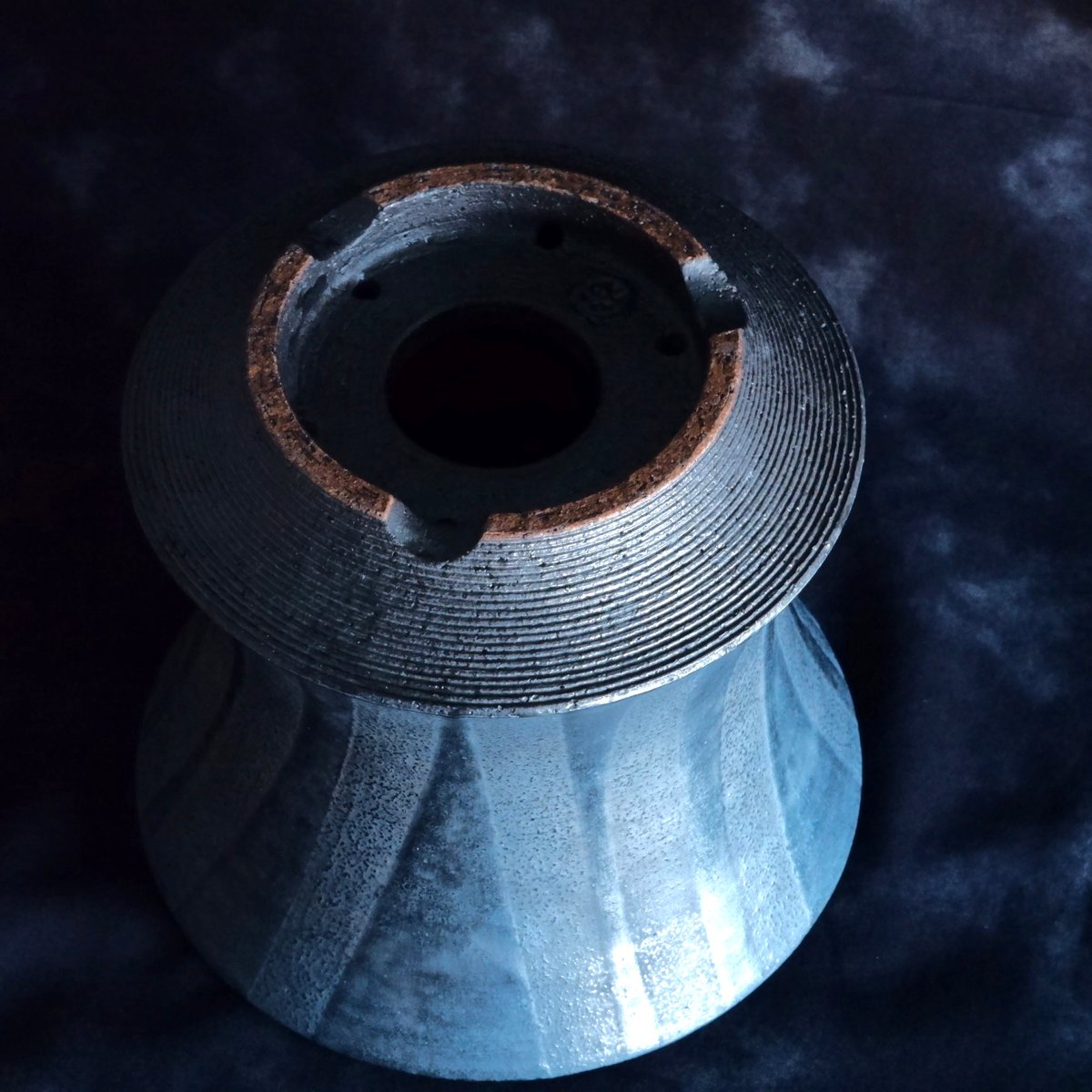 Restock》沖誠 作品【 Smoke Silver / deep / 5号 】植木鉢 |